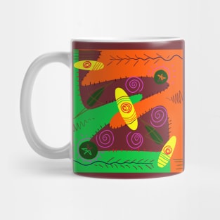 Green Orange Mug